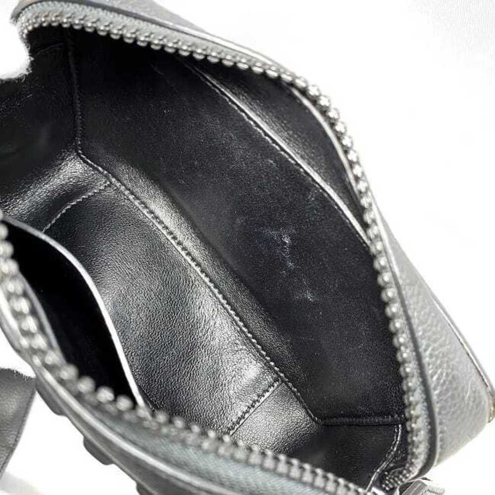 Balenciaga Shoulder Bag Camera Black Leather Crossbody Logo Glossy - Picture 6 of 10
